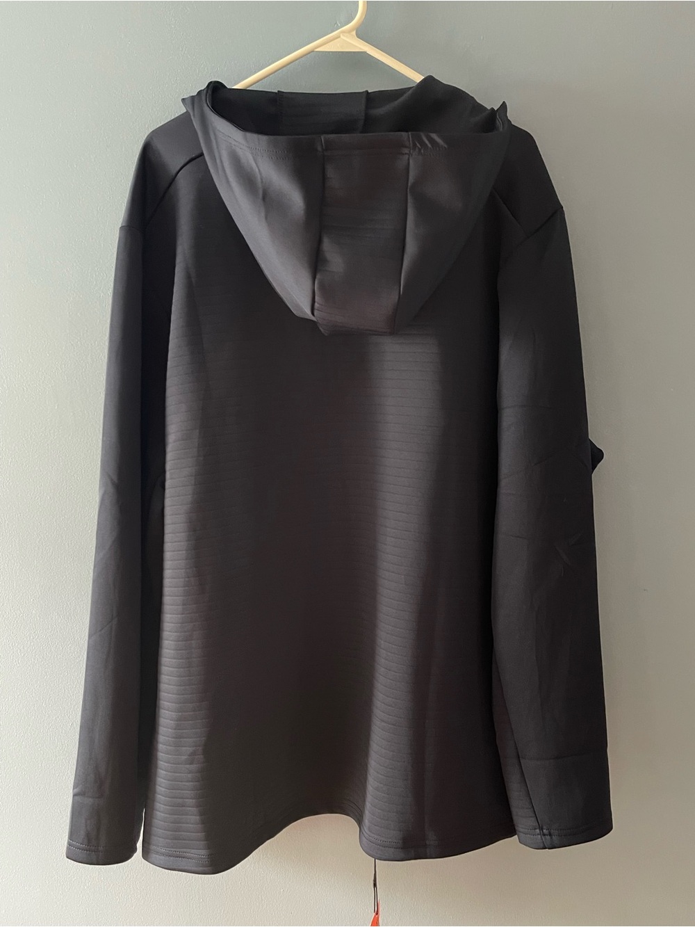 Spyder Men's Black Lightweight Half-Zip Hoodie - Picture 5 of 6